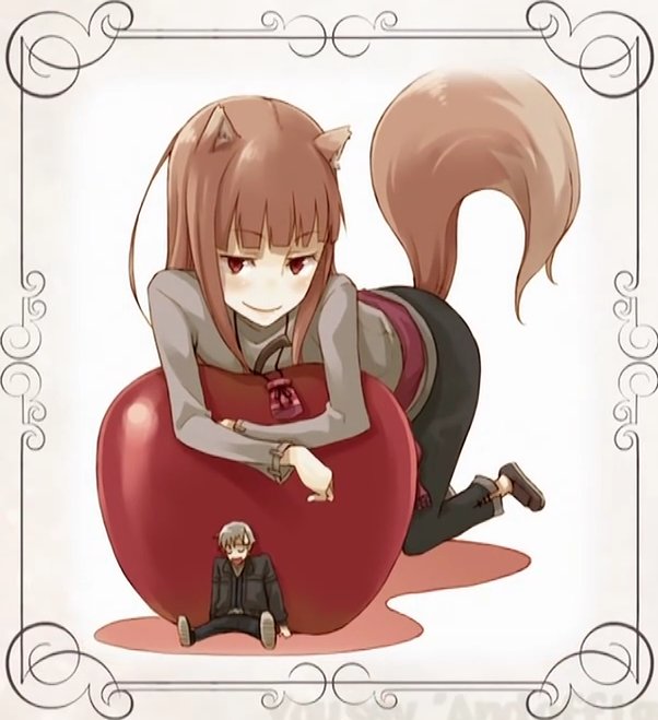 anime wolf girl. Horo (Spice and Wolf)